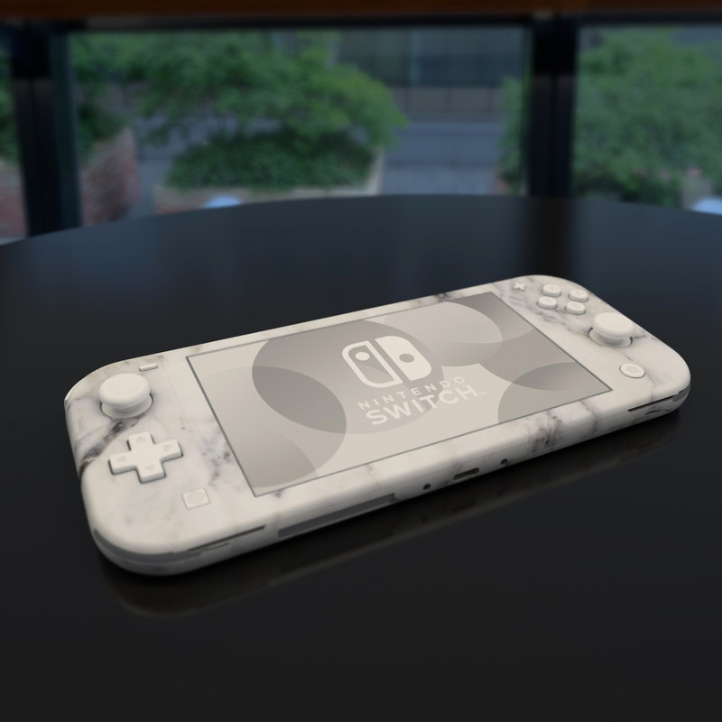 Nintendo Switch Lite Skin - White Marble (Image 4)
