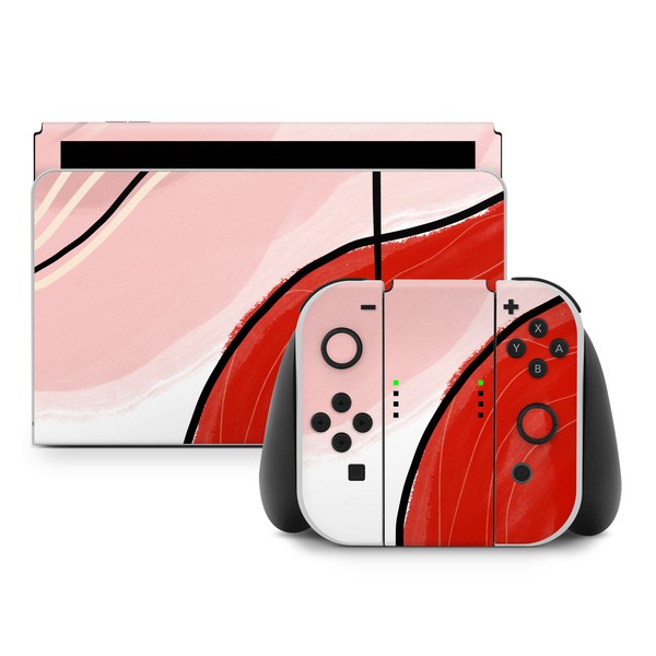 Nintendo Switch Skin - Abstract Red