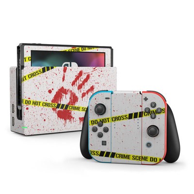 Nintendo Switch Skin - Crime Scene Revisited