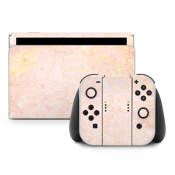 Nintendo Switch Skin - Rose Gold Marble