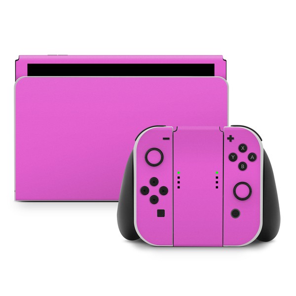 Nintendo Switch Skin - Solid State Vibrant Pink