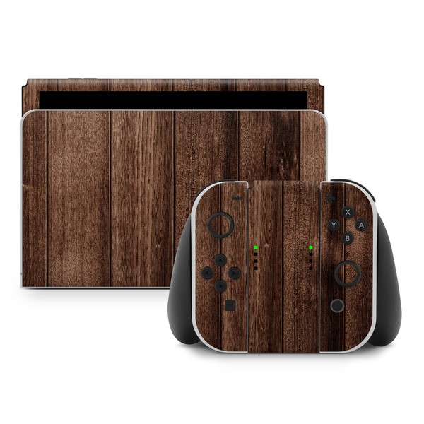 Nintendo Switch Skin - Stained Wood