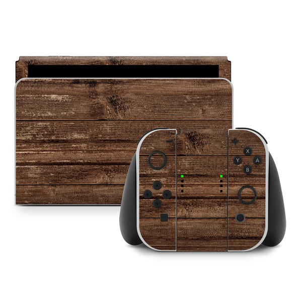 Nintendo Switch Skin - Stripped Wood