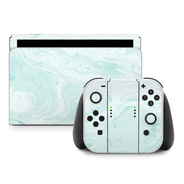 Nintendo Switch Skin - Winter Green Marble
