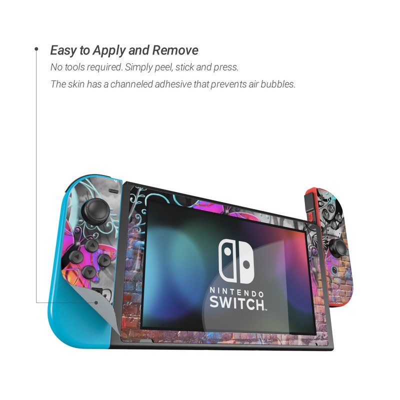 Nintendo Switch Skin - Butterfly Wall (Image 3)