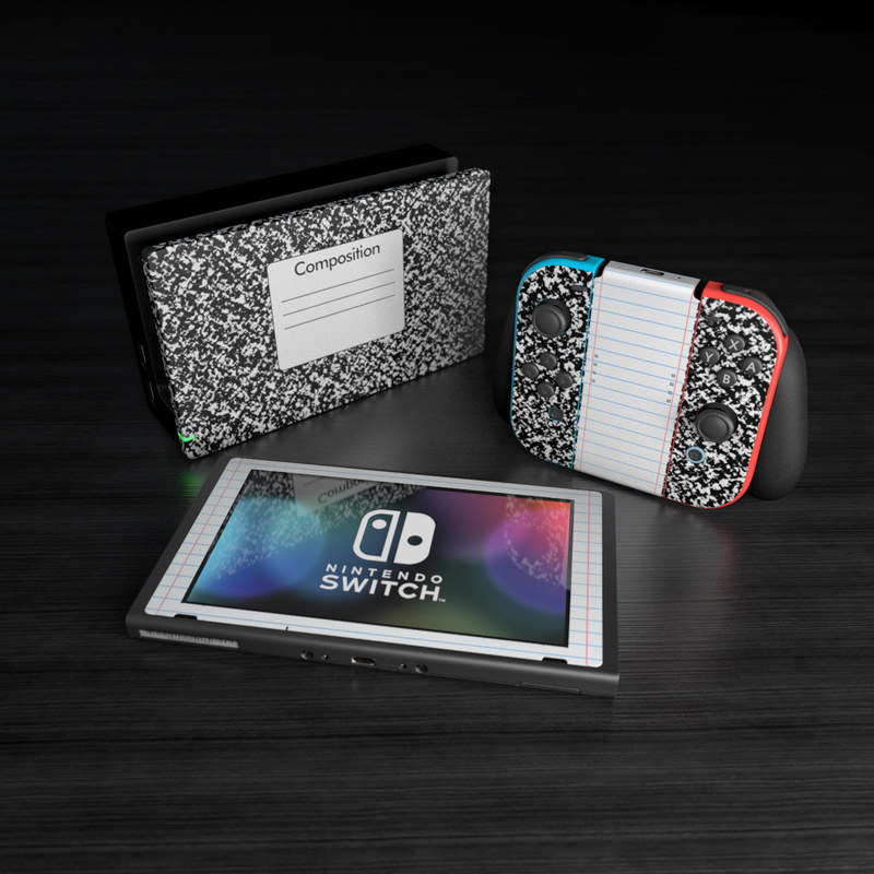 Nintendo Switch Skin - Composition Notebook (Image 5)