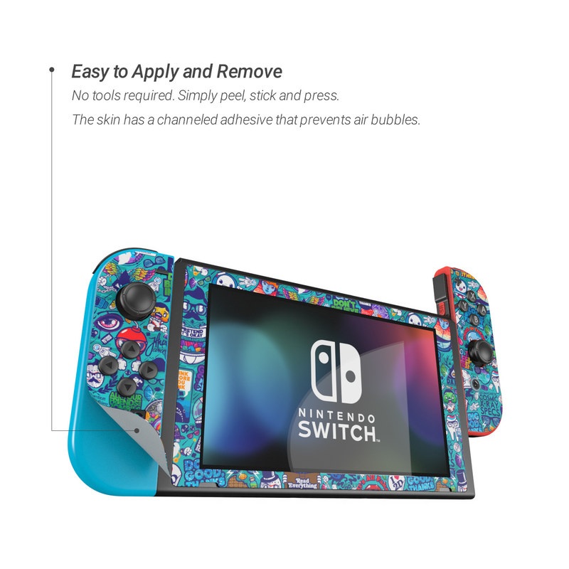Nintendo Switch Skin - Cosmic Ray (Image 3)