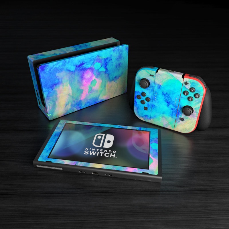 Nintendo Switch Skin - Gold Clouds (Image 5)