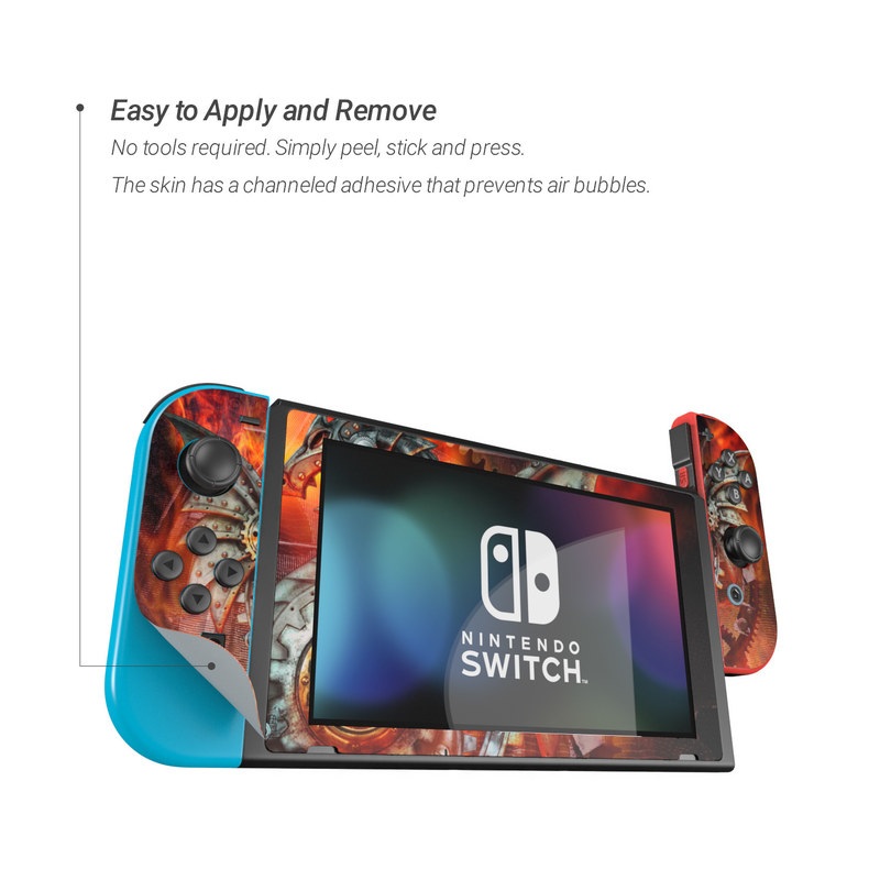 Nintendo Switch Skin - Furnace Dragon (Image 3)
