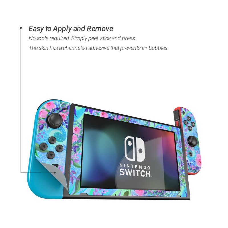 Nintendo Switch Skin - Lavender Flowers (Image 3)