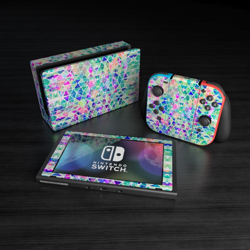 Nintendo Switch Skin - Pastel Triangle (Image 5)