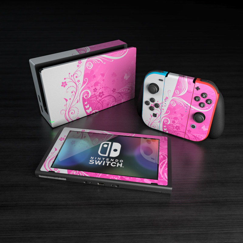 Nintendo Switch Skin - Pink Crush (Image 5)