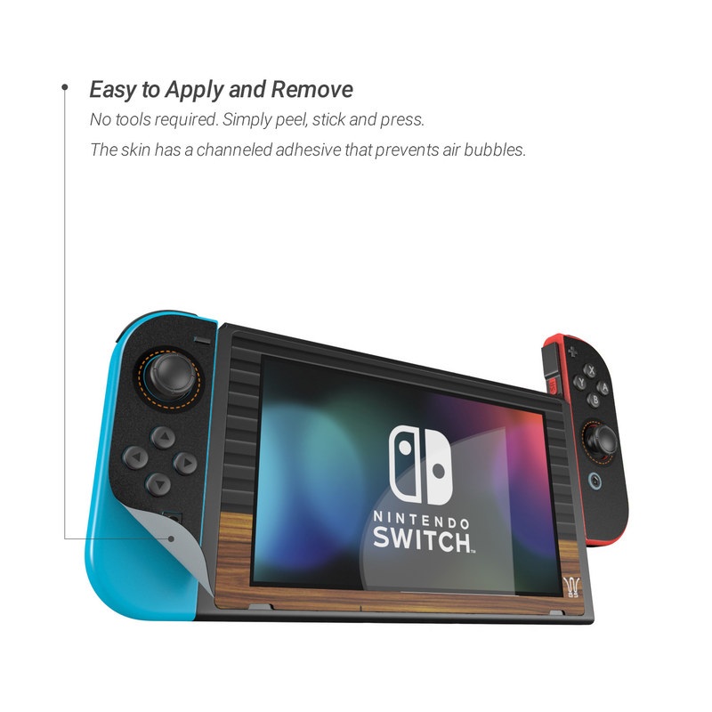 Nintendo Switch Skin - Wooden Gaming System (Image 3)