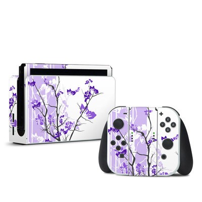 Nintendo Switch OLED Skin - Violet Tranquility
