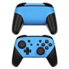 Nintendo Switch Pro Controller Skin - Solid State Blue