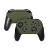 Nintendo Switch Pro Controller Skin - Solid State Olive Drab
