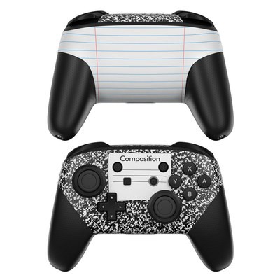 Nintendo Switch Pro Controller Skin - Composition Notebook