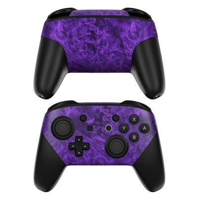 Nintendo Switch Pro Controller Skin - Purple Lacquer