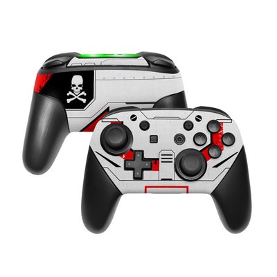 Nintendo Switch Pro Controller Skin - Red Valkyrie