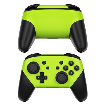 Nintendo Switch Pro Controller Skin - Solid State Lime