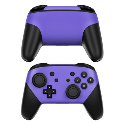Nintendo Switch Pro Controller Skin - Solid State Purple