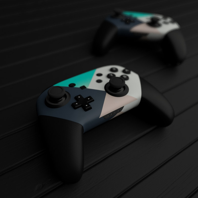 Nintendo Switch Pro Controller Skin - Currents (Image 5)