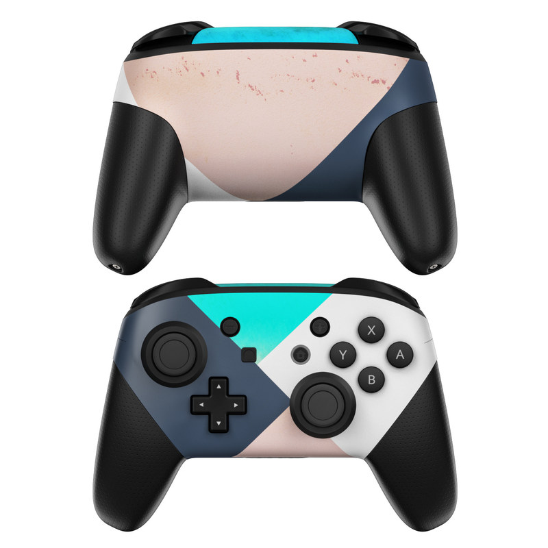 Nintendo Switch Pro Controller Skin - Currents (Image 1)