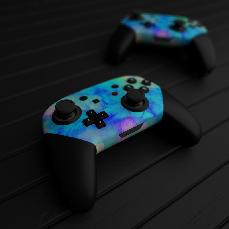 Nintendo Switch Pro Controller Skin - Marbled Lustre (Image 8)