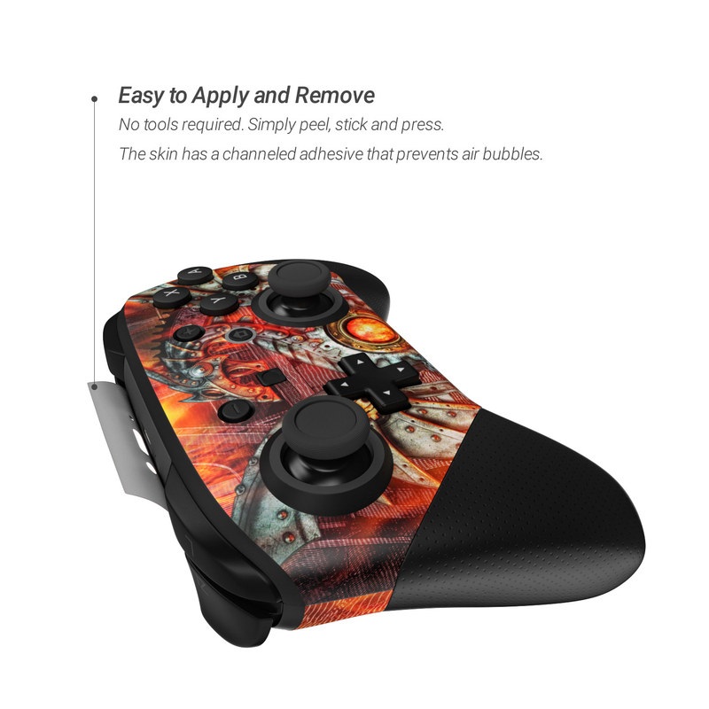 Nintendo Switch Pro Controller Skin - Furnace Dragon (Image 2)