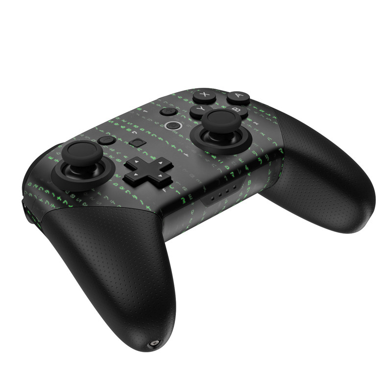 Nintendo Switch Pro Controller Skin - Matrix Style Code (Image 4)