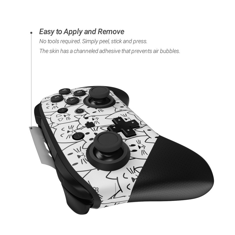 Nintendo Switch Pro Controller Skin - Moody Cats (Image 2)