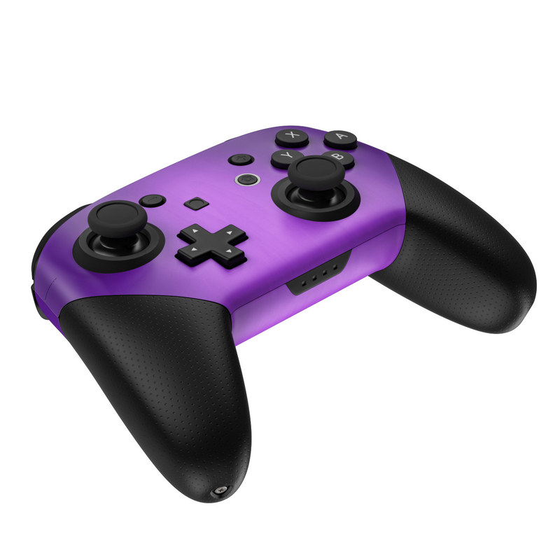 Nintendo Switch Pro Controller Skin - Purple Burst (Image 4)