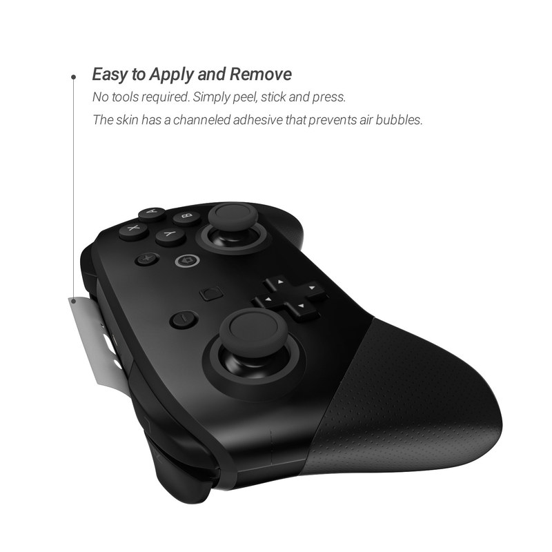 Nintendo Switch Pro Controller Skin - Solid State Black (Image 2)