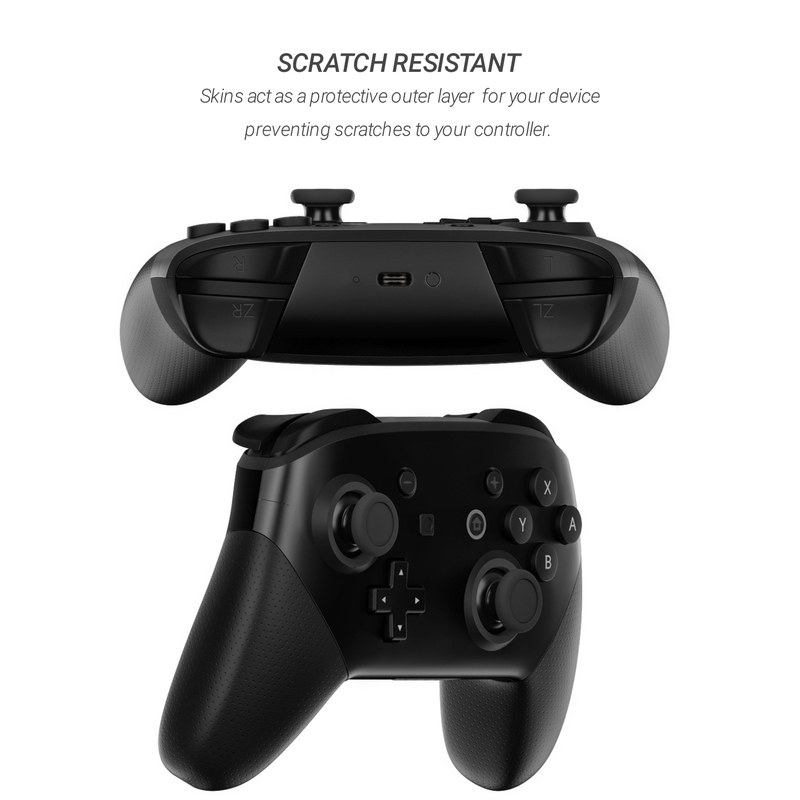 Nintendo Switch Pro Controller Skin - Solid State Black (Image 3)