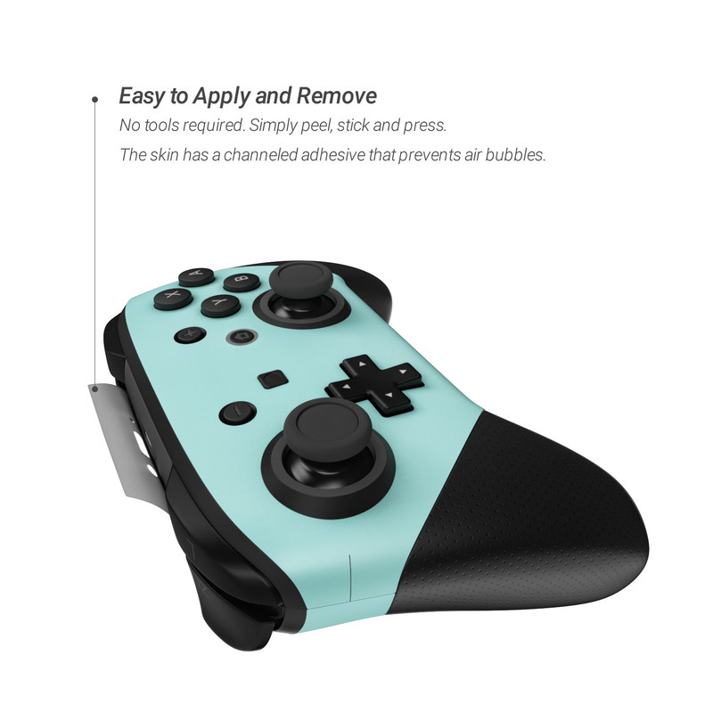 Nintendo Switch Pro Controller Skin - Solid State Mint (Image 2)