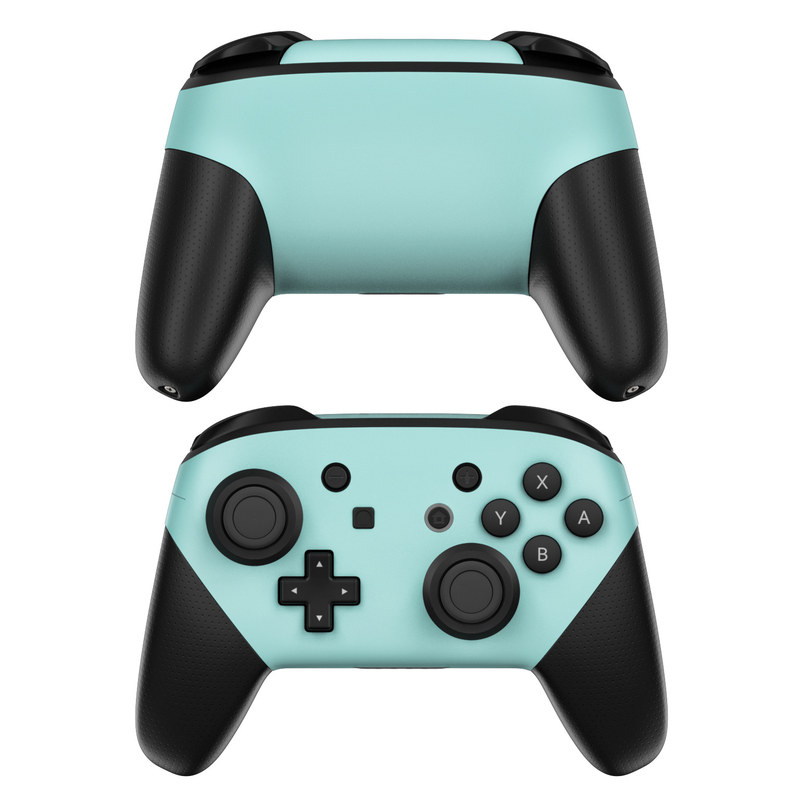 Nintendo Switch Pro Controller Skin - Solid State Mint (Image 1)