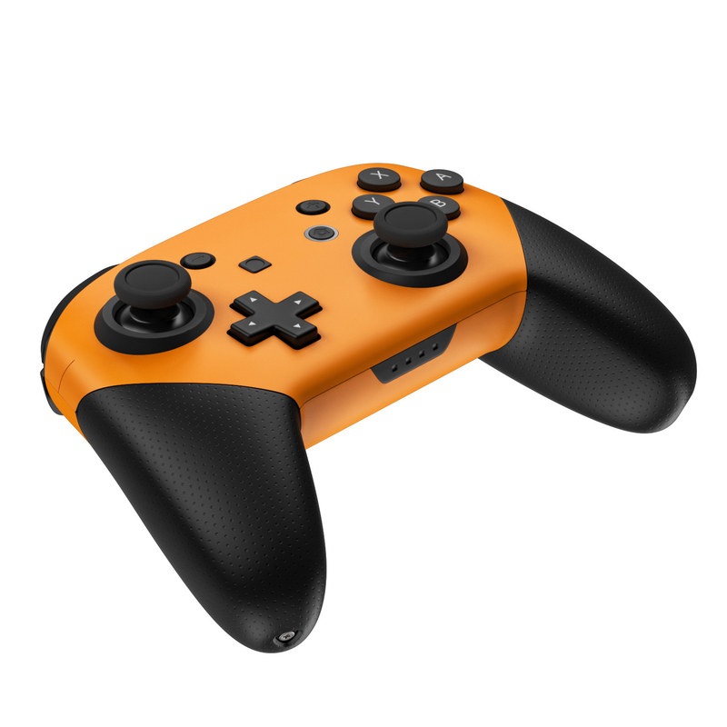 Nintendo Switch Pro Controller Skin - Solid State Orange (Image 4)