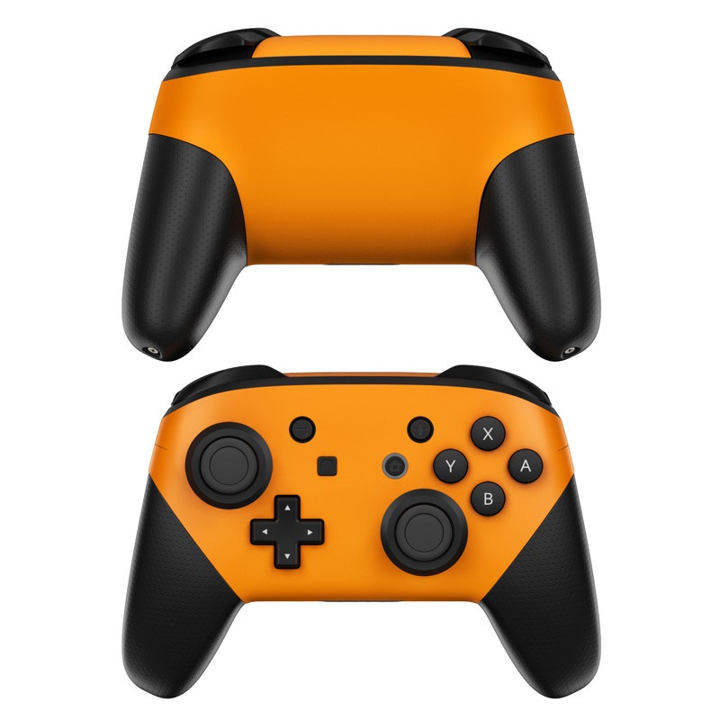 Nintendo Switch Pro Controller Skin - Solid State Orange (Image 1)