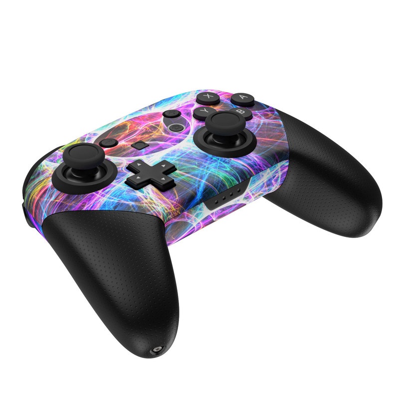 Nintendo Switch Pro Controller Skin - Static Discharge (Image 4)