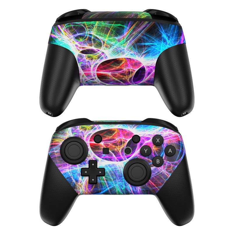 Nintendo Switch Pro Controller Skin - Static Discharge (Image 1)