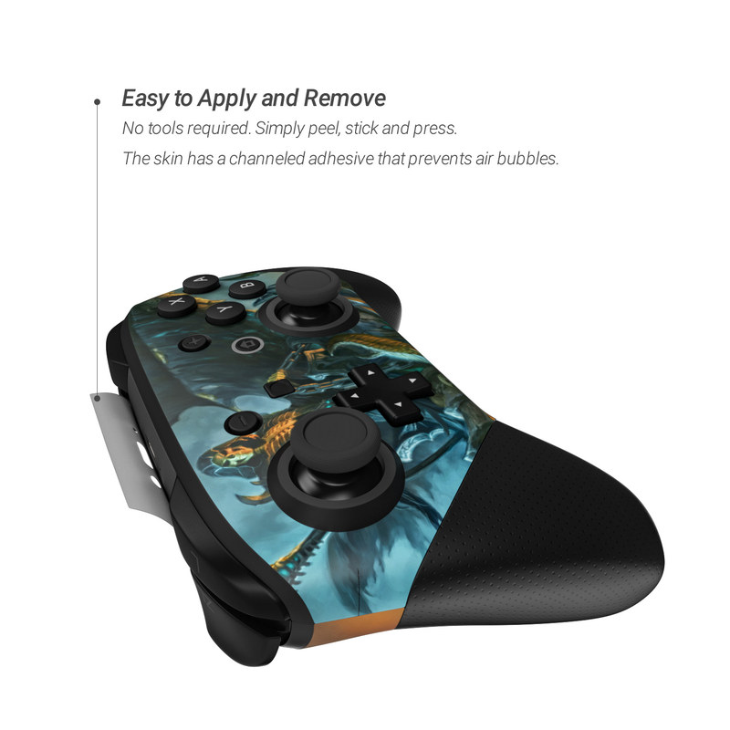 Nintendo Switch Pro Controller Skin - Wings of Death (Image 2)