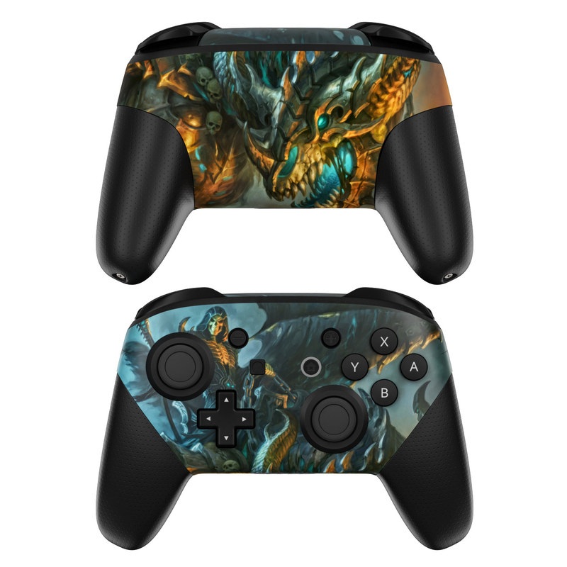 Nintendo Switch Pro Controller Skin - Wings of Death (Image 1)