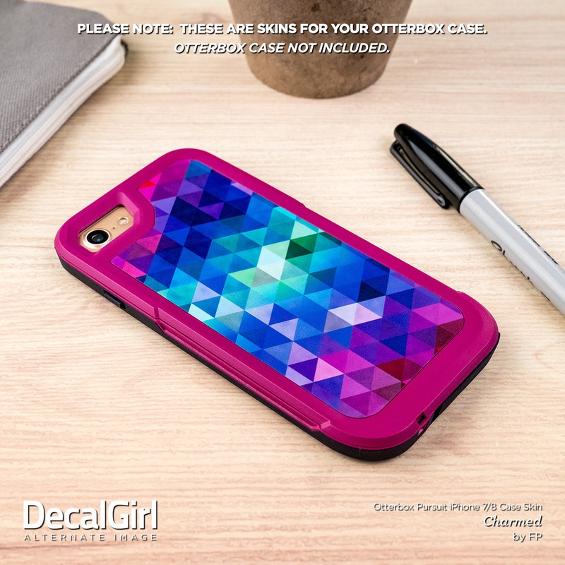 OtterBox Pursuit iPhone 7-8 Case Skin - Lavender Flowers (Image 3)