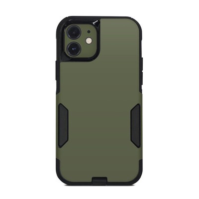 OtterBox Commuter iPhone 12 Case Skin - Solid State Olive Drab