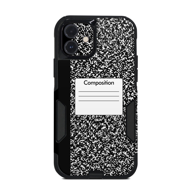 OtterBox Commuter iPhone 12 Case Skin - Composition Notebook (Image 1)