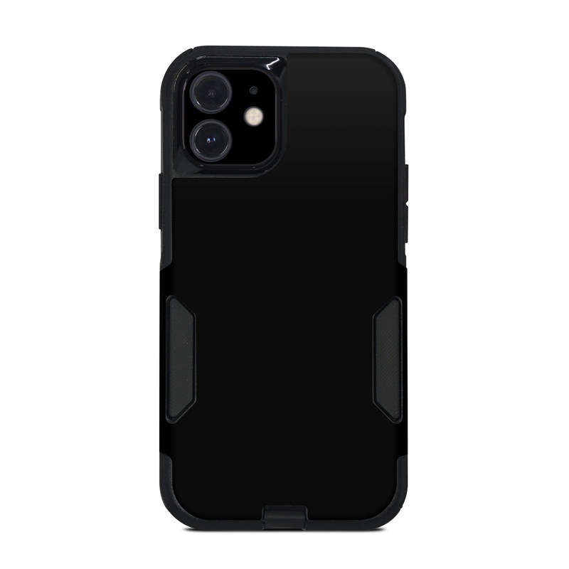 OtterBox Commuter iPhone 12 Case Skin - Solid State Black (Image 1)