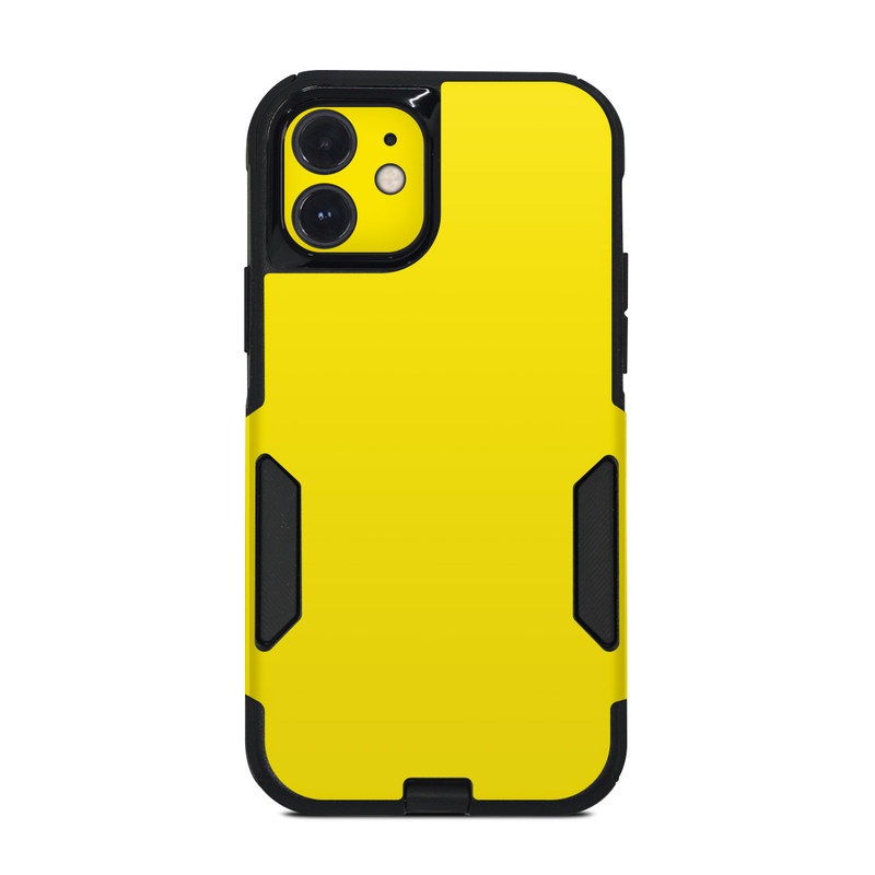 OtterBox Commuter iPhone 12 Case Skin - Solid State Yellow (Image 1)