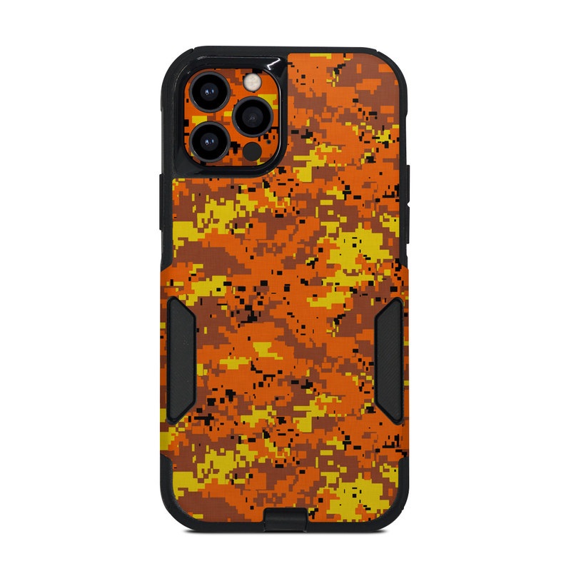 OtterBox Commuter iPhone 12 Pro Case Skin - Digital Orange Camo by Camo