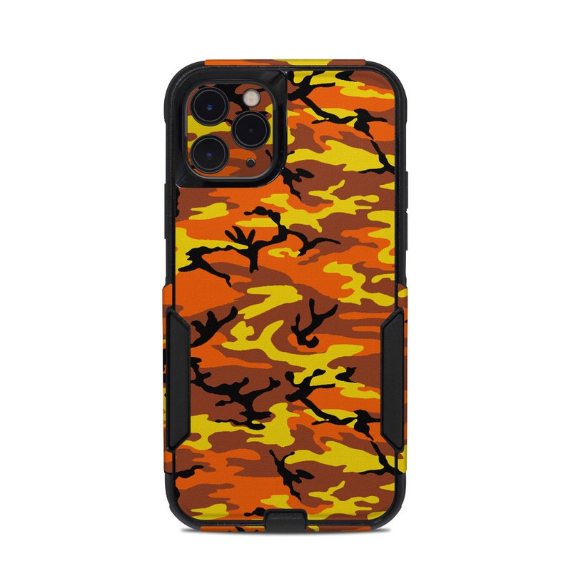 OtterBox Commuter iPhone 11 Pro Case Skin - Orange Camo by Camo | DecalGirl