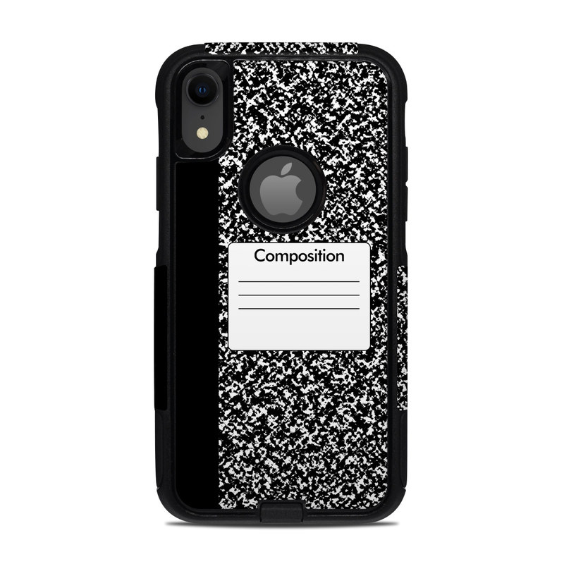 OtterBox Commuter iPhone XR Case Skin - Composition Notebook (Image 1)